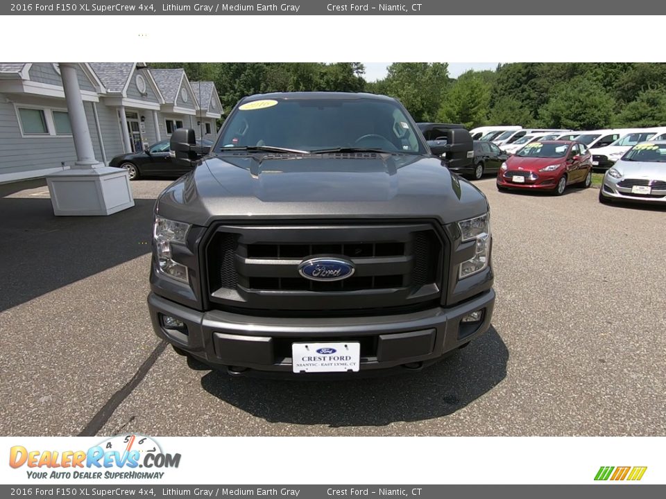 2016 Ford F150 XL SuperCrew 4x4 Lithium Gray / Medium Earth Gray Photo #2