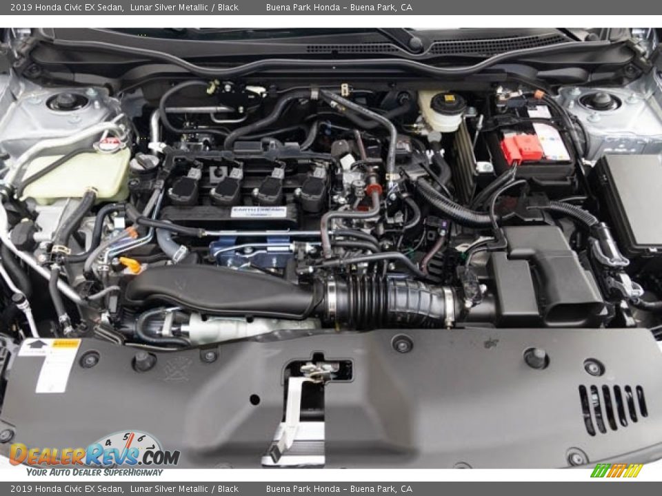 2019 Honda Civic EX Sedan Lunar Silver Metallic / Black Photo #9