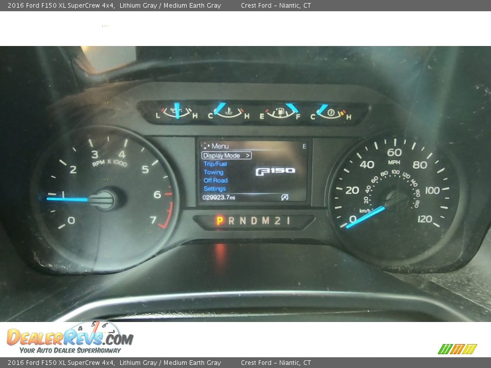 2016 Ford F150 XL SuperCrew 4x4 Lithium Gray / Medium Earth Gray Photo #14