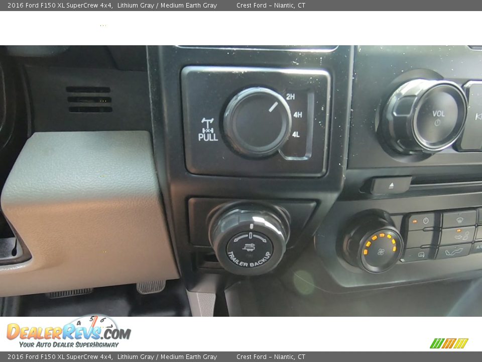2016 Ford F150 XL SuperCrew 4x4 Lithium Gray / Medium Earth Gray Photo #17