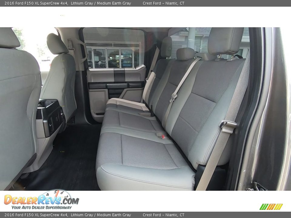 2016 Ford F150 XL SuperCrew 4x4 Lithium Gray / Medium Earth Gray Photo #18