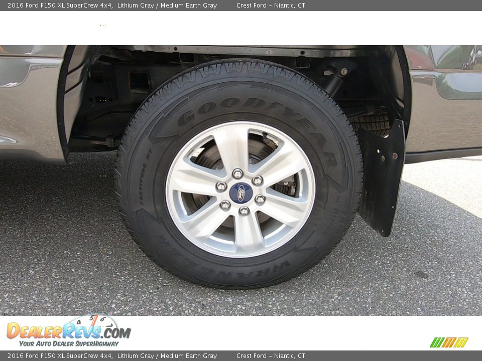 2016 Ford F150 XL SuperCrew 4x4 Lithium Gray / Medium Earth Gray Photo #20