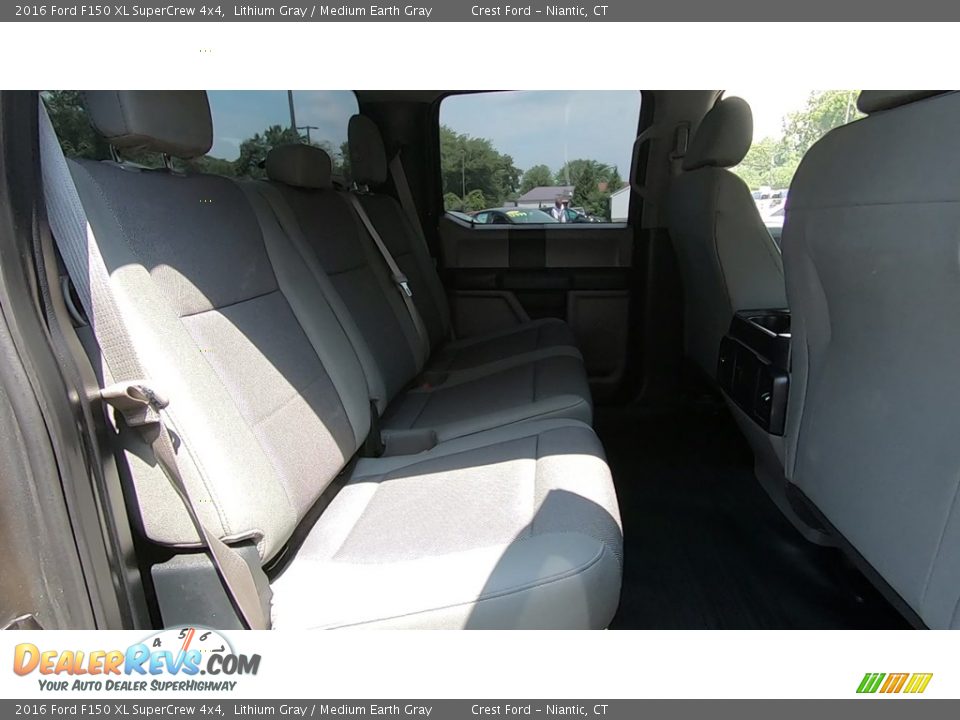 2016 Ford F150 XL SuperCrew 4x4 Lithium Gray / Medium Earth Gray Photo #23