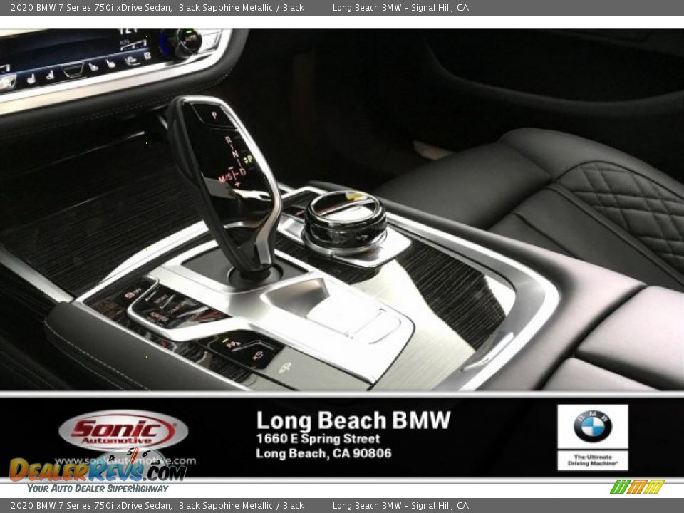 2020 BMW 7 Series 750i xDrive Sedan Black Sapphire Metallic / Black Photo #7