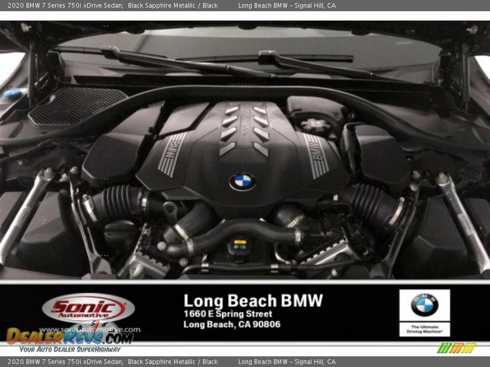 2020 BMW 7 Series 750i xDrive Sedan Black Sapphire Metallic / Black Photo #8