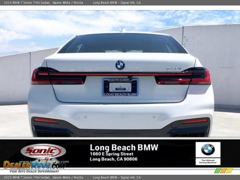 2020 BMW 7 Series 740i Sedan Alpine White / Mocha Photo #3