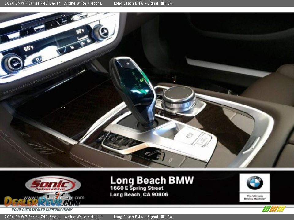 2020 BMW 7 Series 740i Sedan Alpine White / Mocha Photo #6