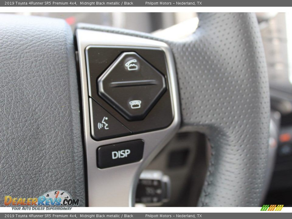 2019 Toyota 4Runner SR5 Premium 4x4 Midnight Black metallic / Black Photo #13
