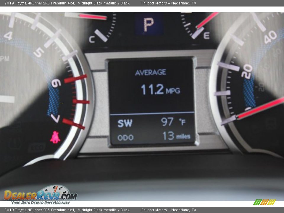 2019 Toyota 4Runner SR5 Premium 4x4 Midnight Black metallic / Black Photo #15