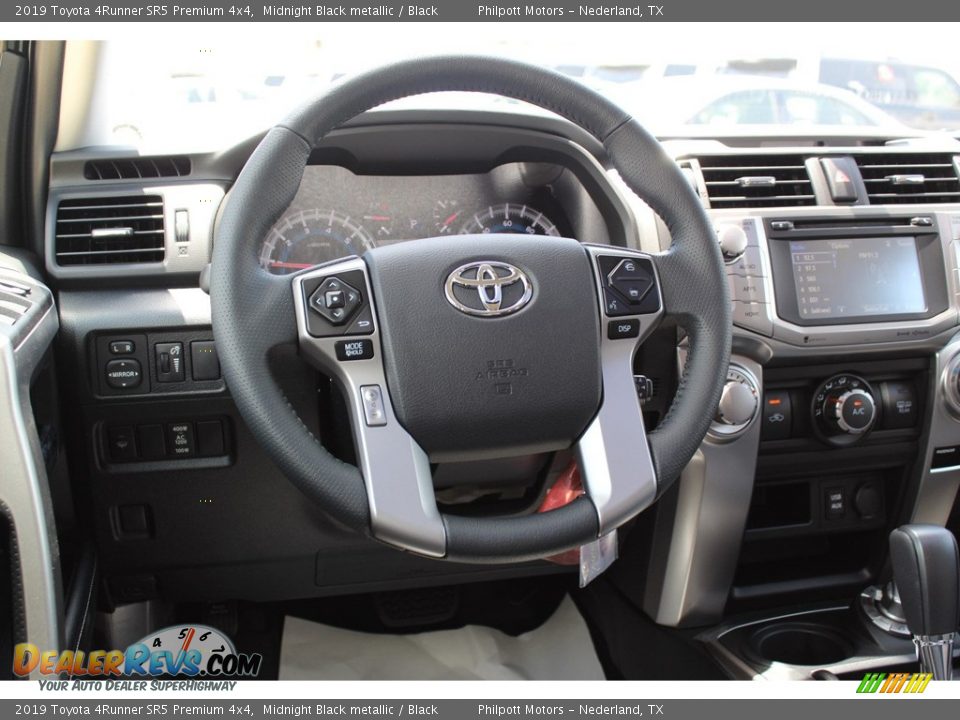 2019 Toyota 4Runner SR5 Premium 4x4 Midnight Black metallic / Black Photo #23