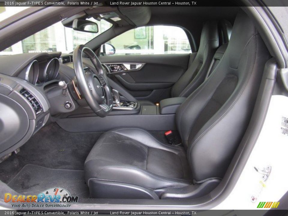2016 Jaguar F-TYPE S Convertible Polaris White / Jet Photo #3