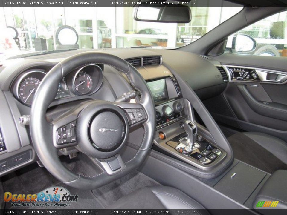 2016 Jaguar F-TYPE S Convertible Polaris White / Jet Photo #4