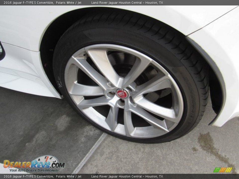 2016 Jaguar F-TYPE S Convertible Polaris White / Jet Photo #9