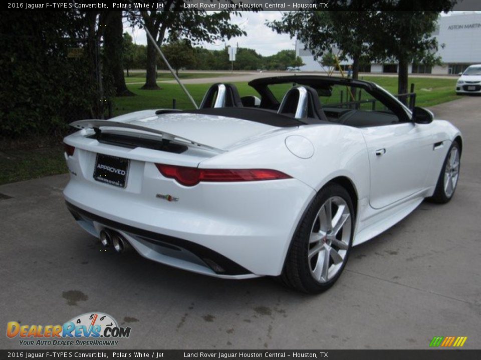 2016 Jaguar F-TYPE S Convertible Polaris White / Jet Photo #11
