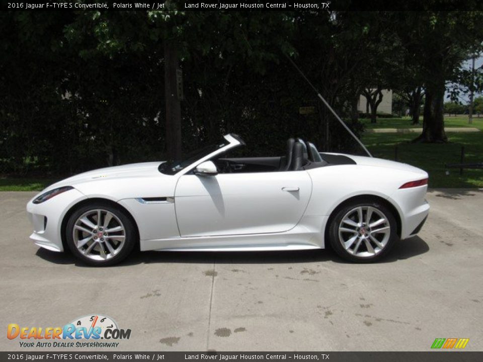 2016 Jaguar F-TYPE S Convertible Polaris White / Jet Photo #13