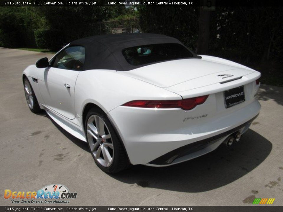 2016 Jaguar F-TYPE S Convertible Polaris White / Jet Photo #14