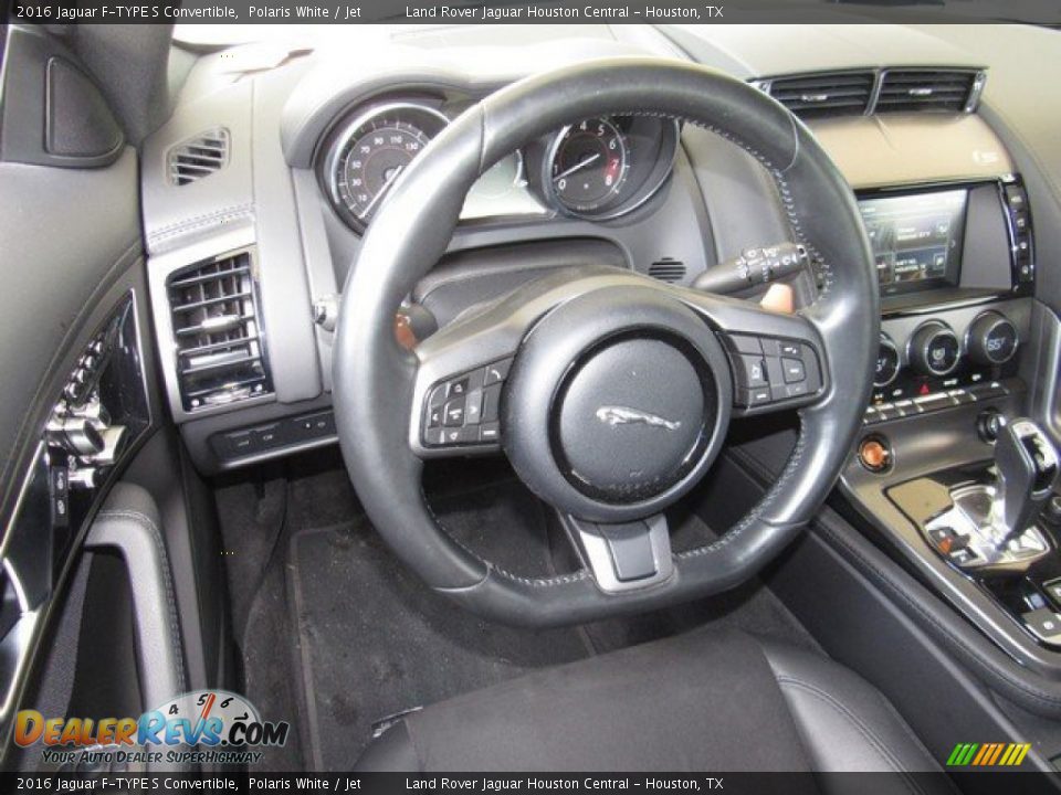 2016 Jaguar F-TYPE S Convertible Polaris White / Jet Photo #15