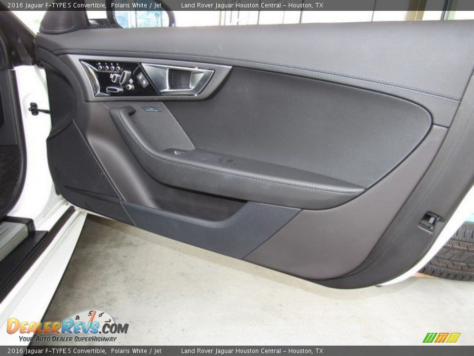 2016 Jaguar F-TYPE S Convertible Polaris White / Jet Photo #19
