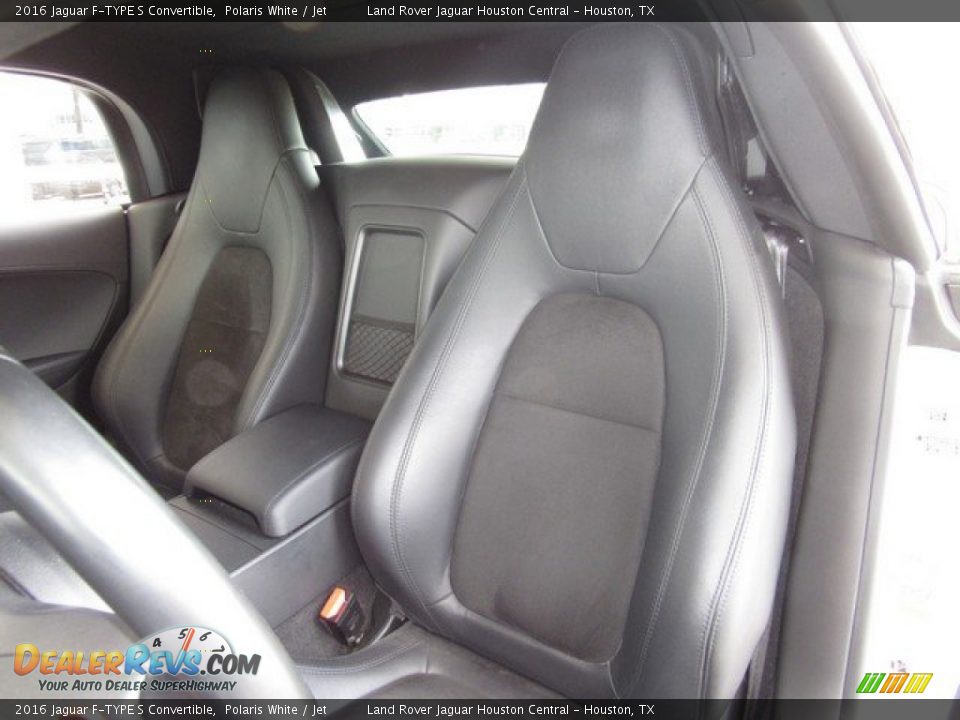 2016 Jaguar F-TYPE S Convertible Polaris White / Jet Photo #25