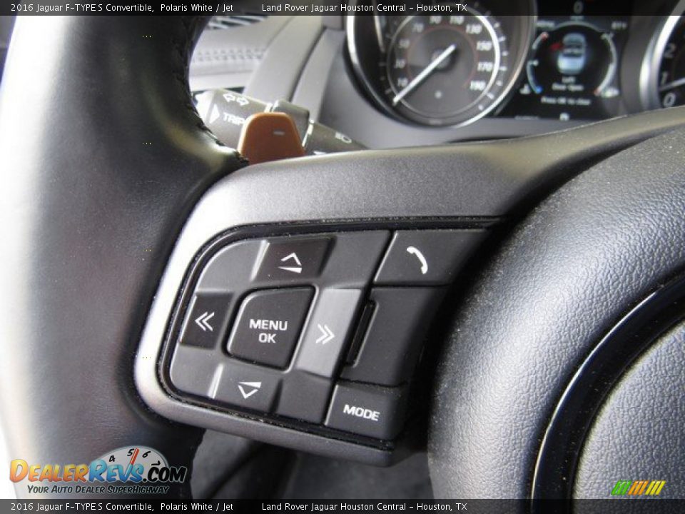 2016 Jaguar F-TYPE S Convertible Steering Wheel Photo #27
