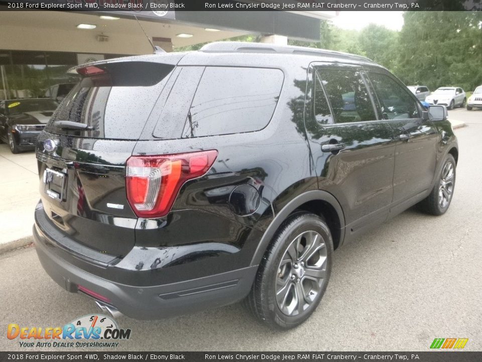 2018 Ford Explorer Sport 4WD Shadow Black / Ebony Black Photo #2