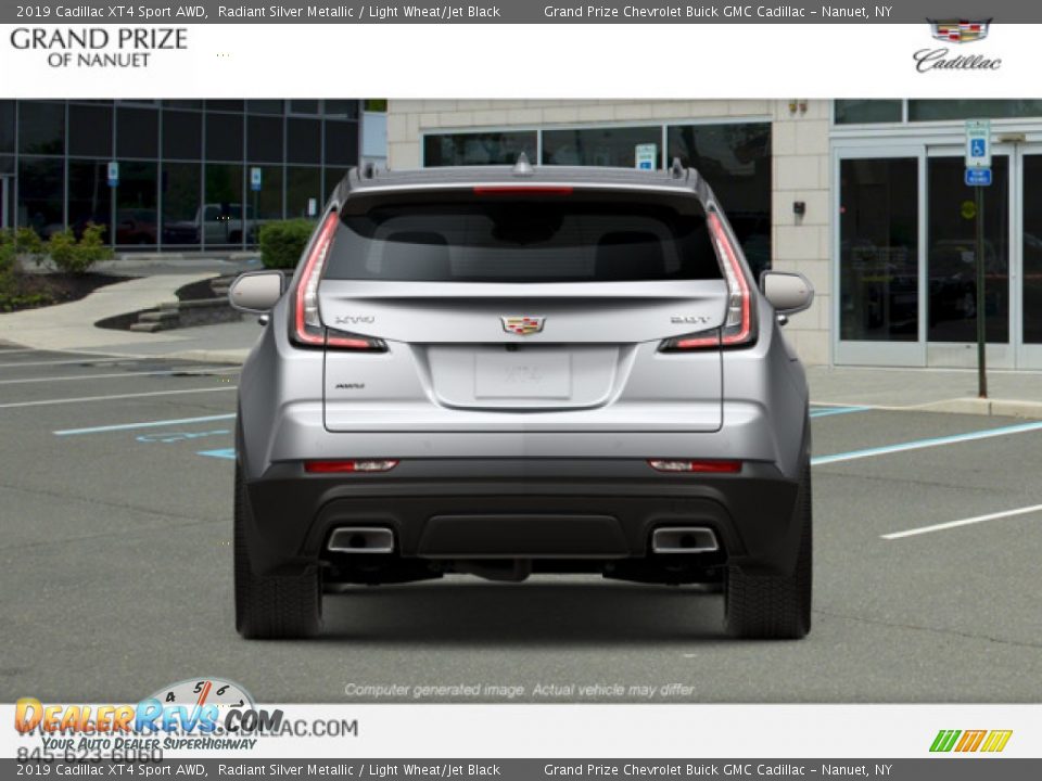 2019 Cadillac XT4 Sport AWD Radiant Silver Metallic / Light Wheat/Jet Black Photo #4