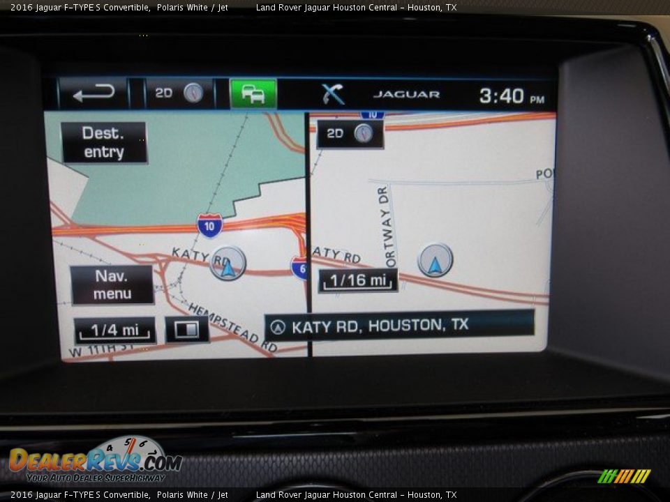 Navigation of 2016 Jaguar F-TYPE S Convertible Photo #33