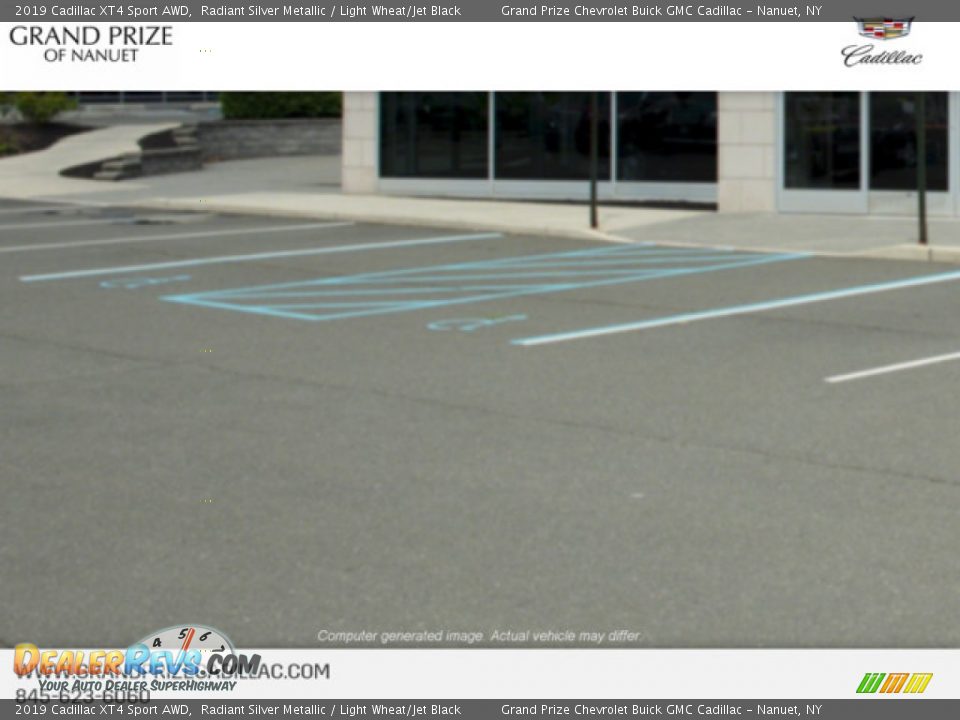 2019 Cadillac XT4 Sport AWD Radiant Silver Metallic / Light Wheat/Jet Black Photo #8