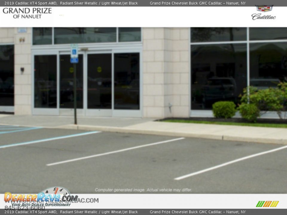 2019 Cadillac XT4 Sport AWD Radiant Silver Metallic / Light Wheat/Jet Black Photo #9