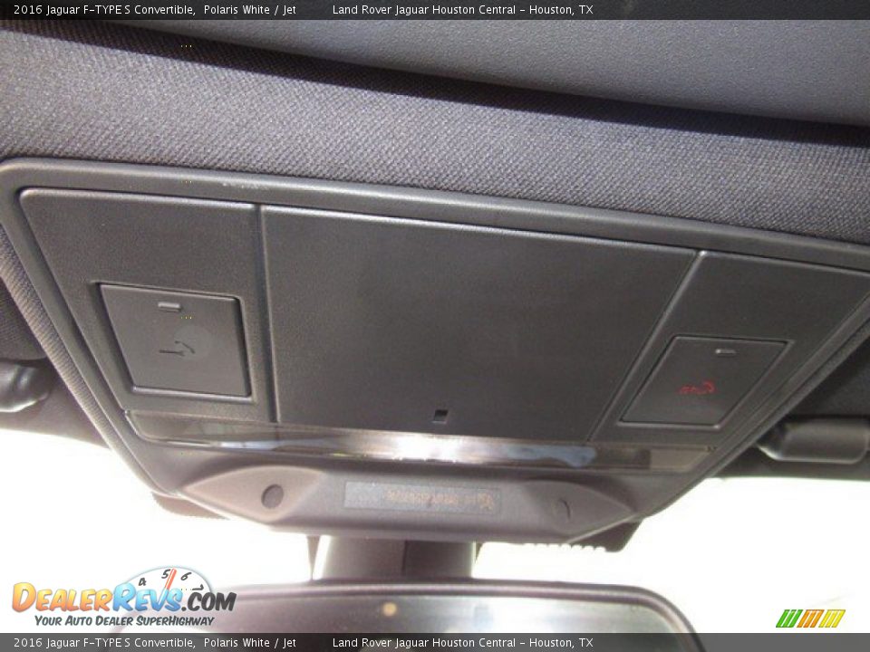 2016 Jaguar F-TYPE S Convertible Polaris White / Jet Photo #35