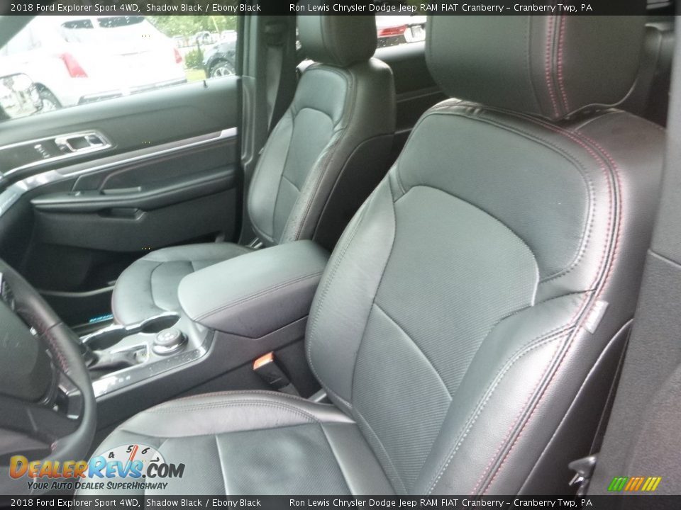 2018 Ford Explorer Sport 4WD Shadow Black / Ebony Black Photo #16