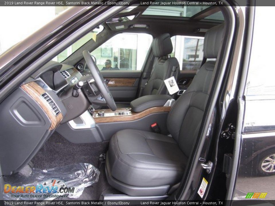 2019 Land Rover Range Rover HSE Santorini Black Metallic / Ebony/Ebony Photo #3