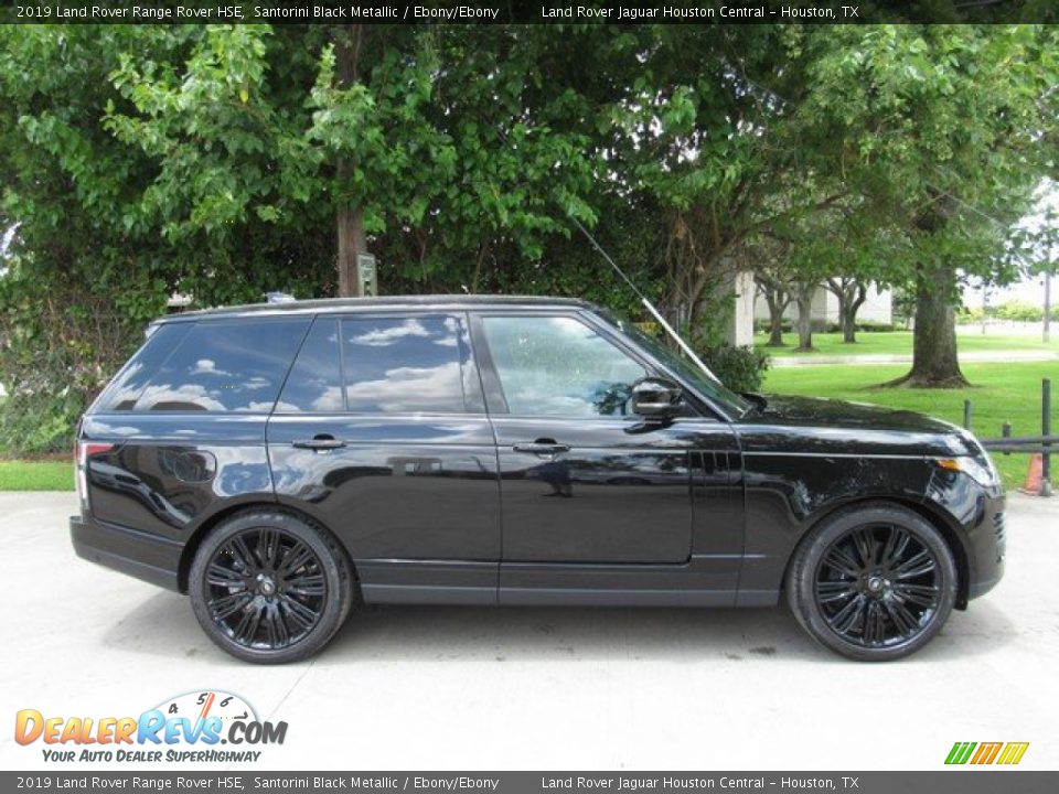 2019 Land Rover Range Rover HSE Santorini Black Metallic / Ebony/Ebony Photo #6