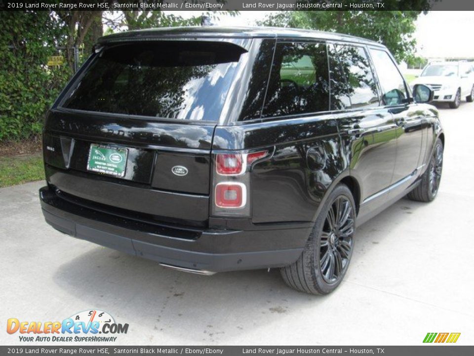 2019 Land Rover Range Rover HSE Santorini Black Metallic / Ebony/Ebony Photo #7