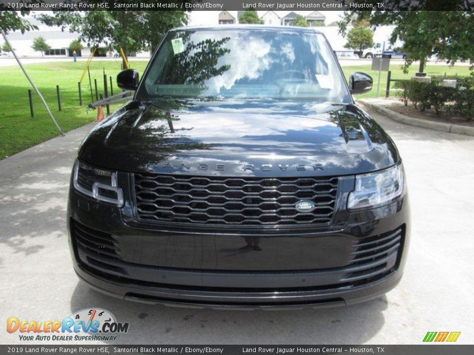 2019 Land Rover Range Rover HSE Santorini Black Metallic / Ebony/Ebony Photo #9