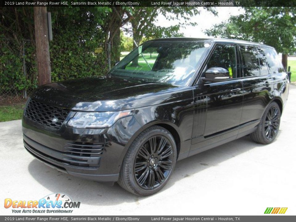 2019 Land Rover Range Rover HSE Santorini Black Metallic / Ebony/Ebony Photo #10