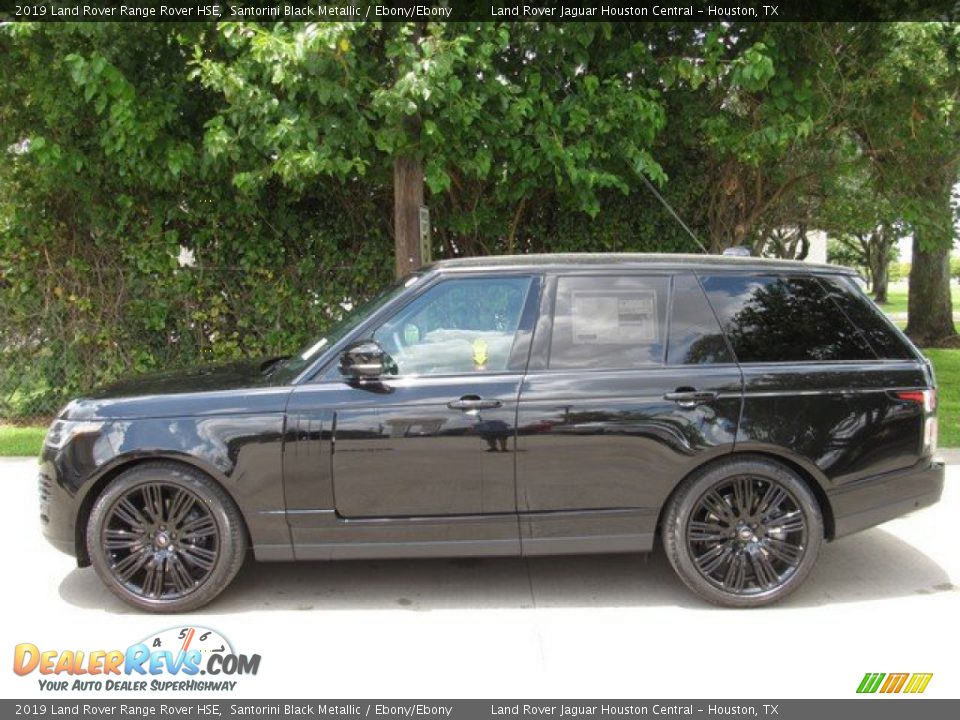 2019 Land Rover Range Rover HSE Santorini Black Metallic / Ebony/Ebony Photo #11