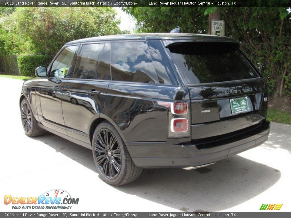 2019 Land Rover Range Rover HSE Santorini Black Metallic / Ebony/Ebony Photo #12