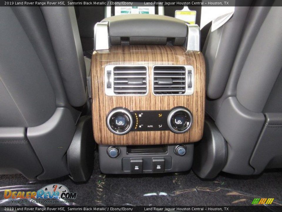 2019 Land Rover Range Rover HSE Santorini Black Metallic / Ebony/Ebony Photo #15