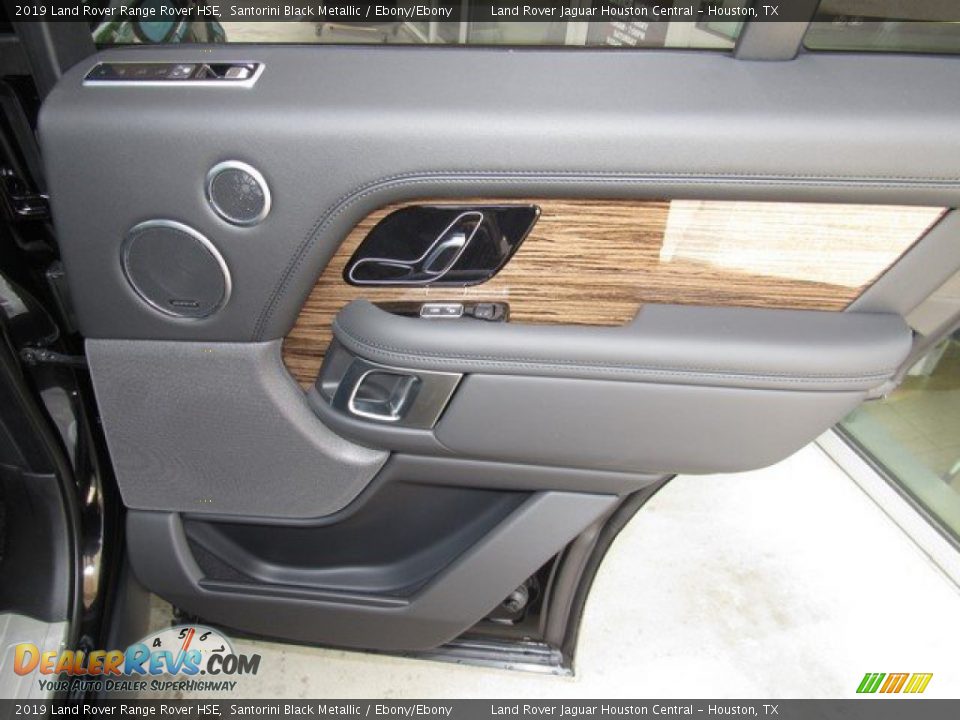 2019 Land Rover Range Rover HSE Santorini Black Metallic / Ebony/Ebony Photo #22