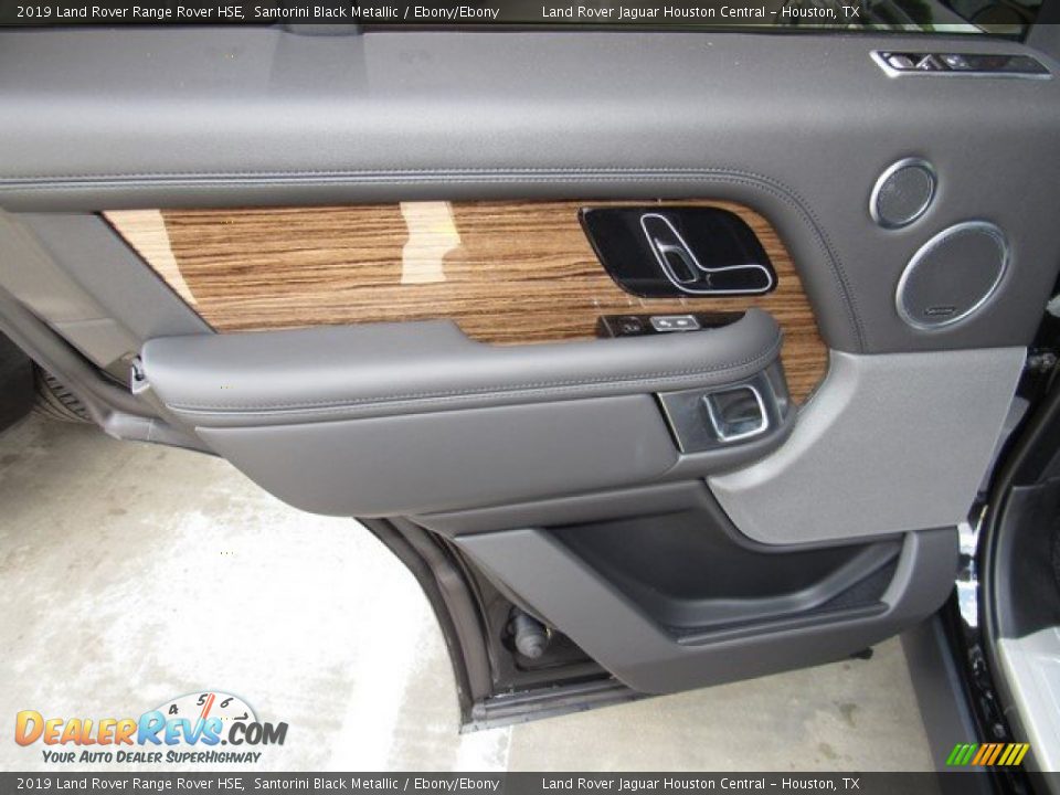 2019 Land Rover Range Rover HSE Santorini Black Metallic / Ebony/Ebony Photo #25