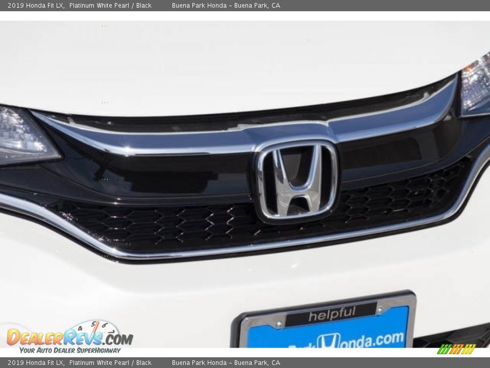 2019 Honda Fit LX Platinum White Pearl / Black Photo #4