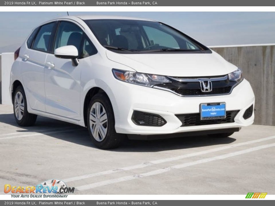 2019 Honda Fit LX Platinum White Pearl / Black Photo #1