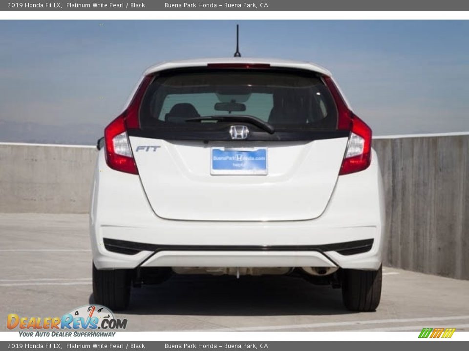 2019 Honda Fit LX Platinum White Pearl / Black Photo #6