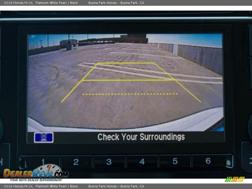2019 Honda Fit LX Platinum White Pearl / Black Photo #15
