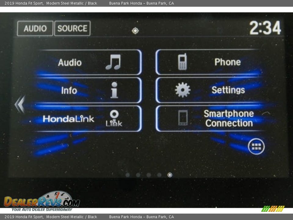2019 Honda Fit Sport Modern Steel Metallic / Black Photo #10
