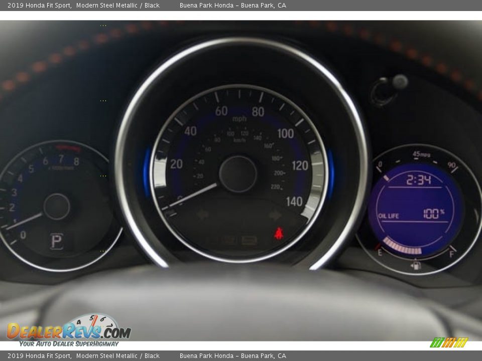 2019 Honda Fit Sport Modern Steel Metallic / Black Photo #16