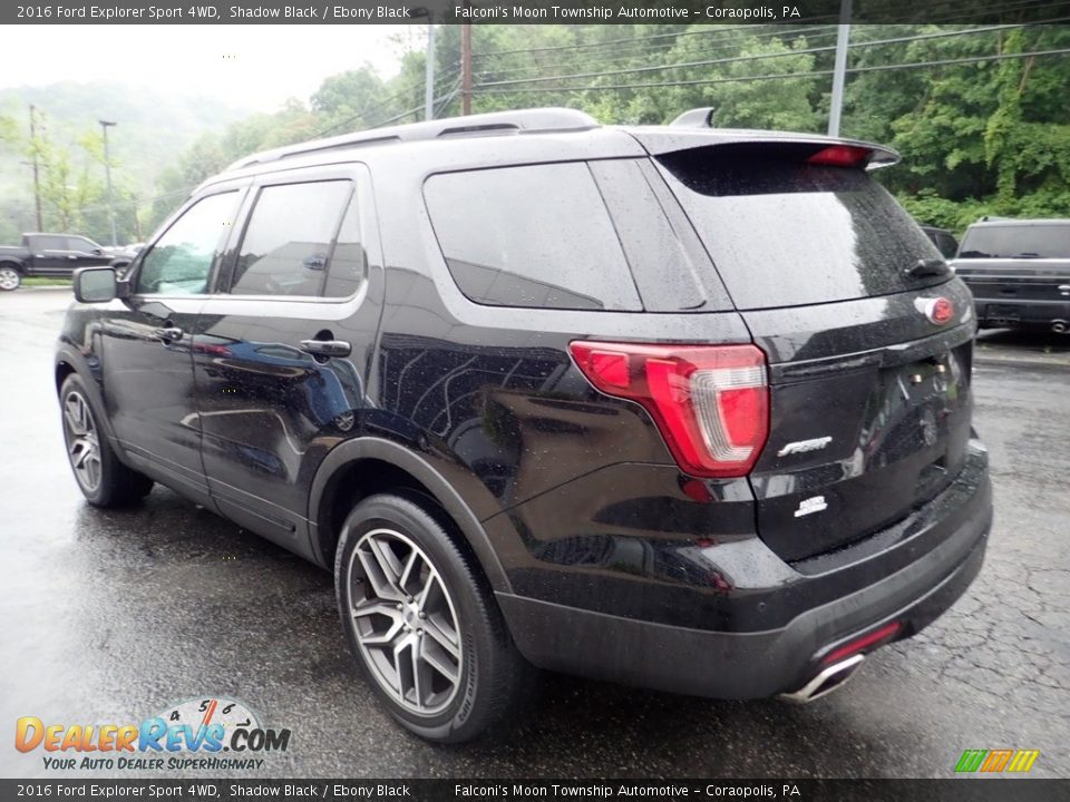 2016 Ford Explorer Sport 4WD Shadow Black / Ebony Black Photo #4