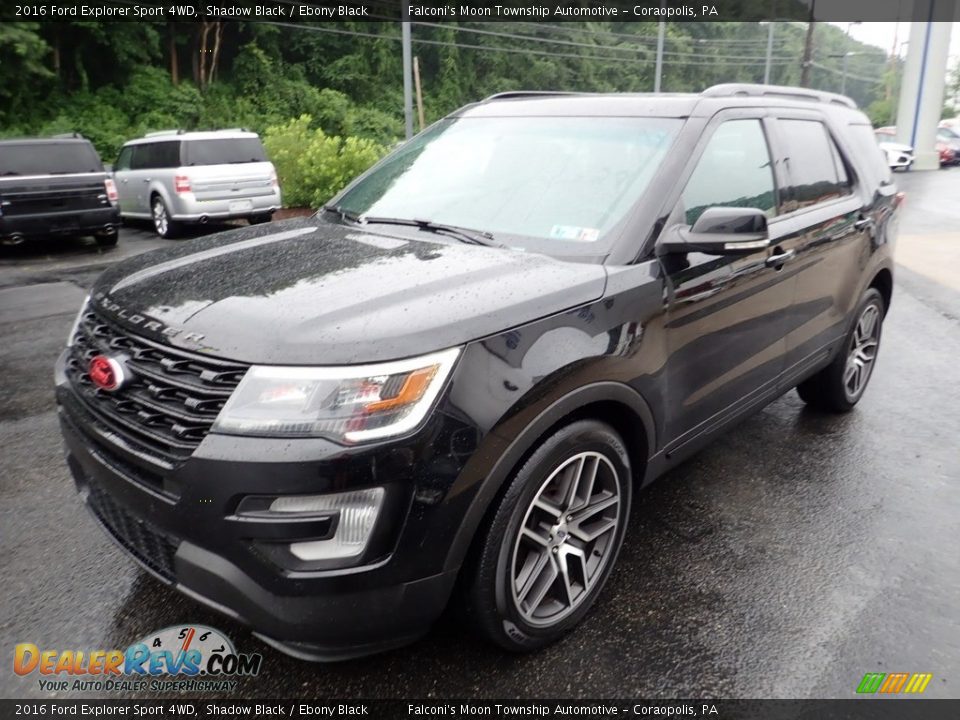 2016 Ford Explorer Sport 4WD Shadow Black / Ebony Black Photo #6