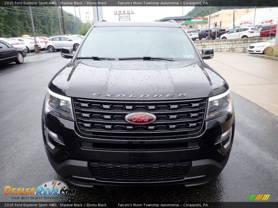 2016 Ford Explorer Sport 4WD Shadow Black / Ebony Black Photo #7
